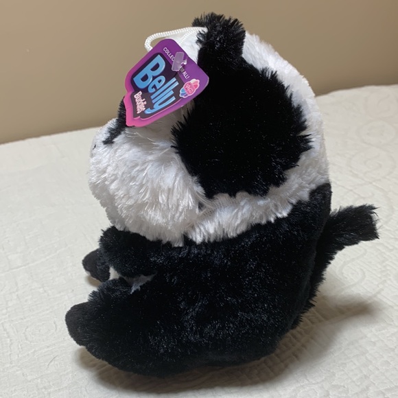 8” Belly Buddies Calico Cat Plush - Picture 4 of 10